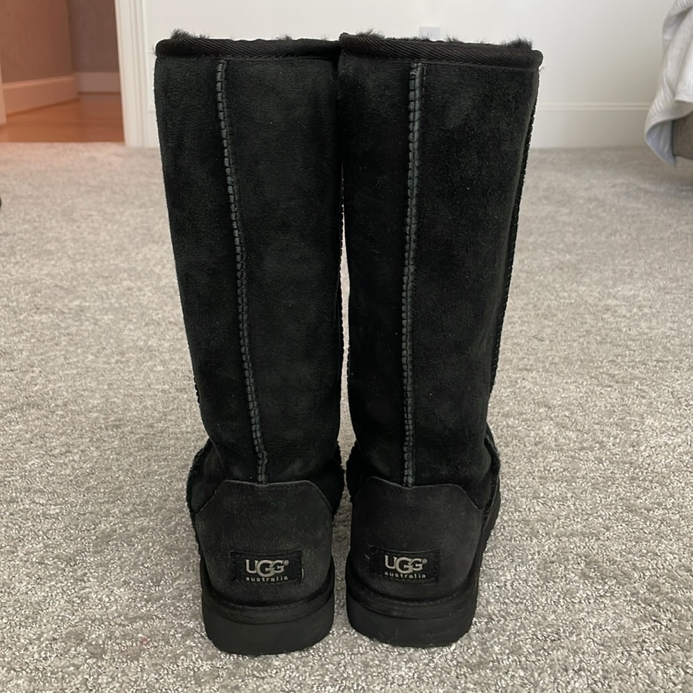 Ugg Classic Tall Black Boots - Picture 2 of 3